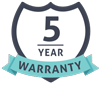 Decina 5 year warranty